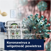 Koronawirus a wilgotność powietrza Optymalna wilgotność powietrza hamuje koronawirusa